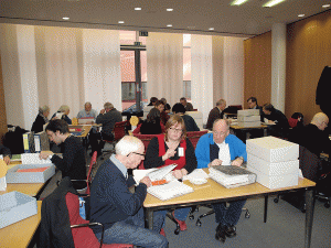 Basiskurs Archivarbeit für ehrenamtliche Archivbetreuerinnen und Archivbetreuer in der Evangelischen Kirche im Rheinland vom 23. bis 26. Februar 2015 