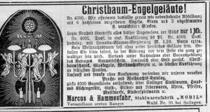 Christbaum Engelgeläute 1906, Evangelischer Hausfreund : Wochenbl. für Stadt u. Land Kreuznach, 25. November 1906, Nr. 47, S.375, aus Bestand: AEKR Bibliothek ZK 028