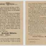 König Friedrich Wilhelm von Preußen bittet um Spende für die Brandopfer in Hamburg