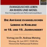 Evangelisches Leben in der mittelrheinischen Diaspora