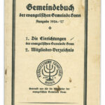 Datenschutz war noch unbekannt: Die Evangelische Gemeinde Bonn druckte 1926 ein Mitglieder-Verzeichnis